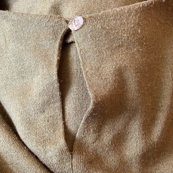 Vintage Dress Olive Green - Picture 13 of 14